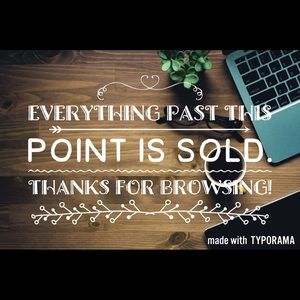 SOLD 🙅🏻‍♀️